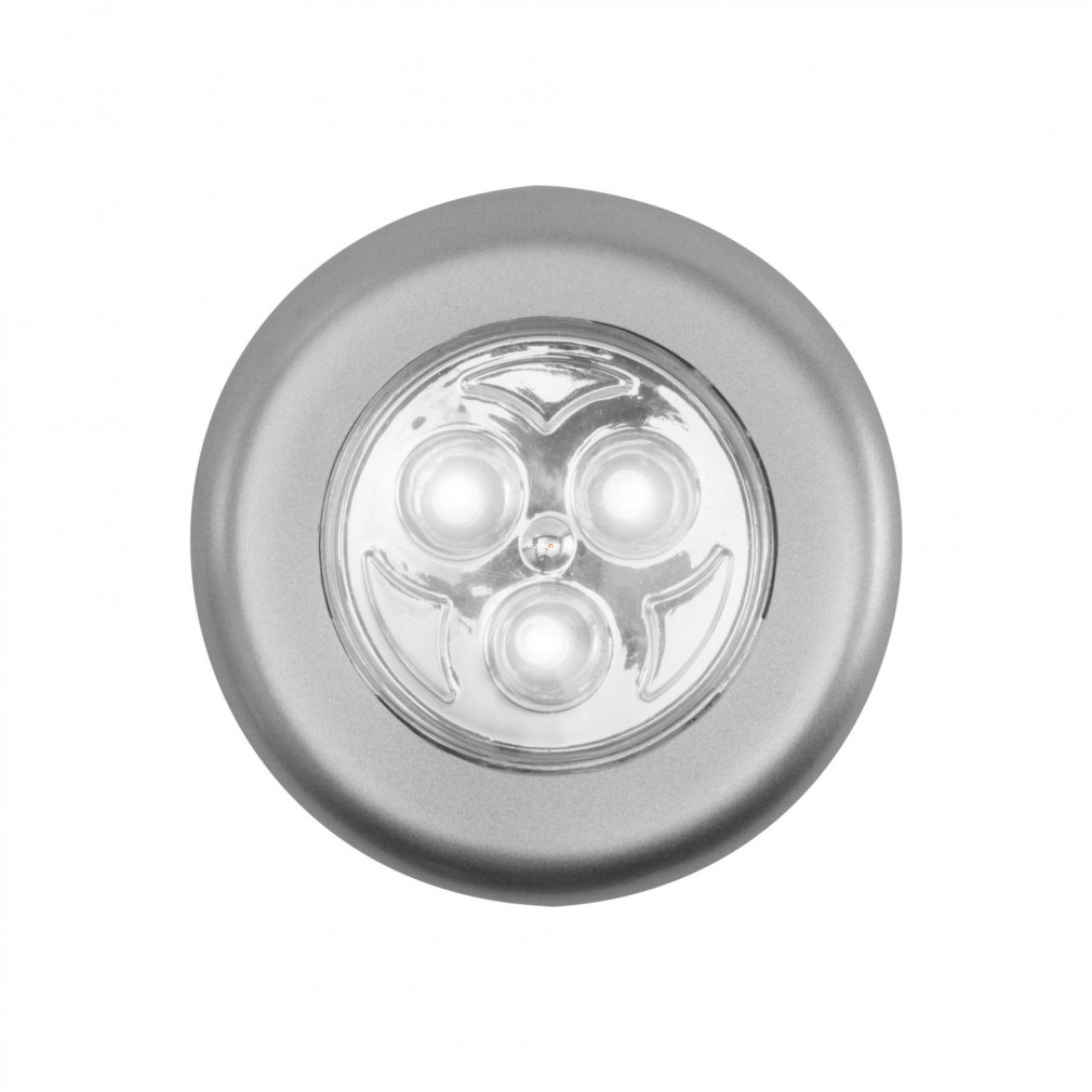 Öntapadós LED lámpa, ezüst