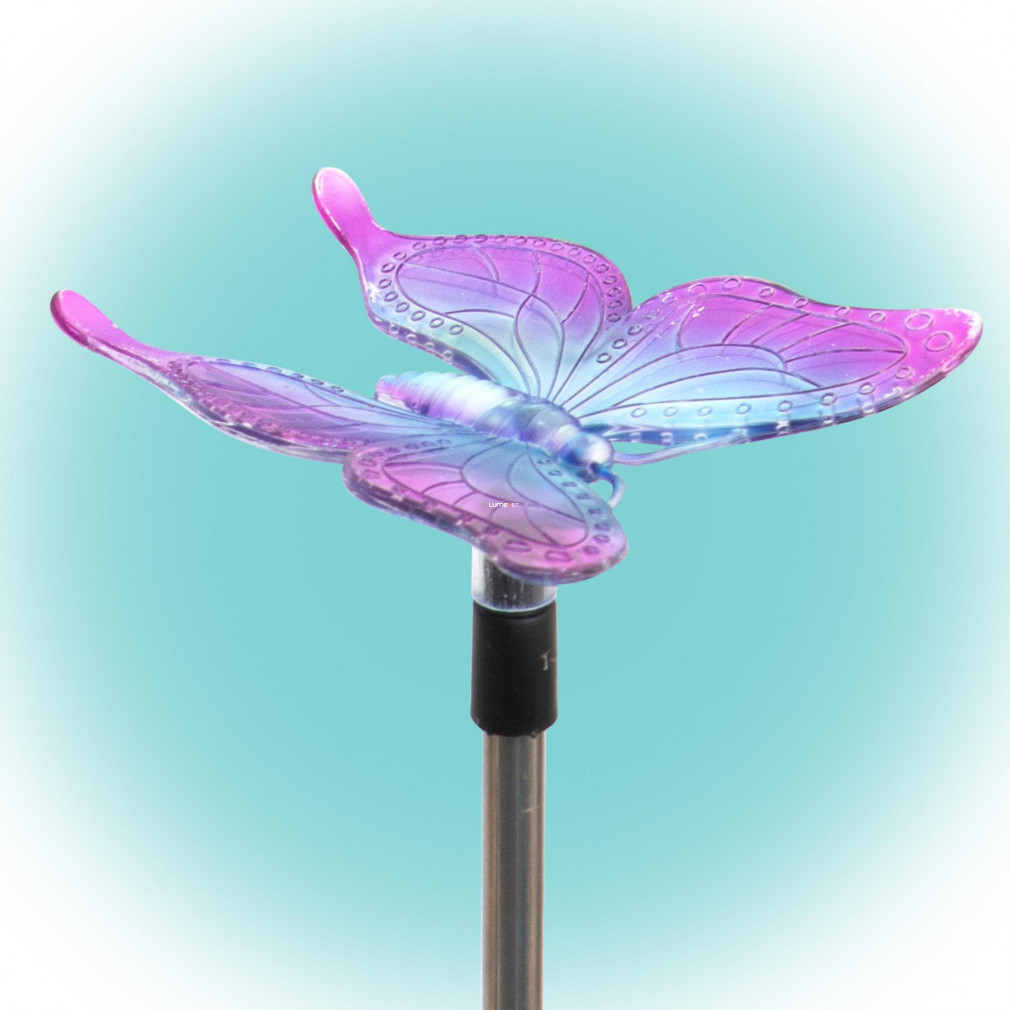 Napelemes LED pillangó dekoráció