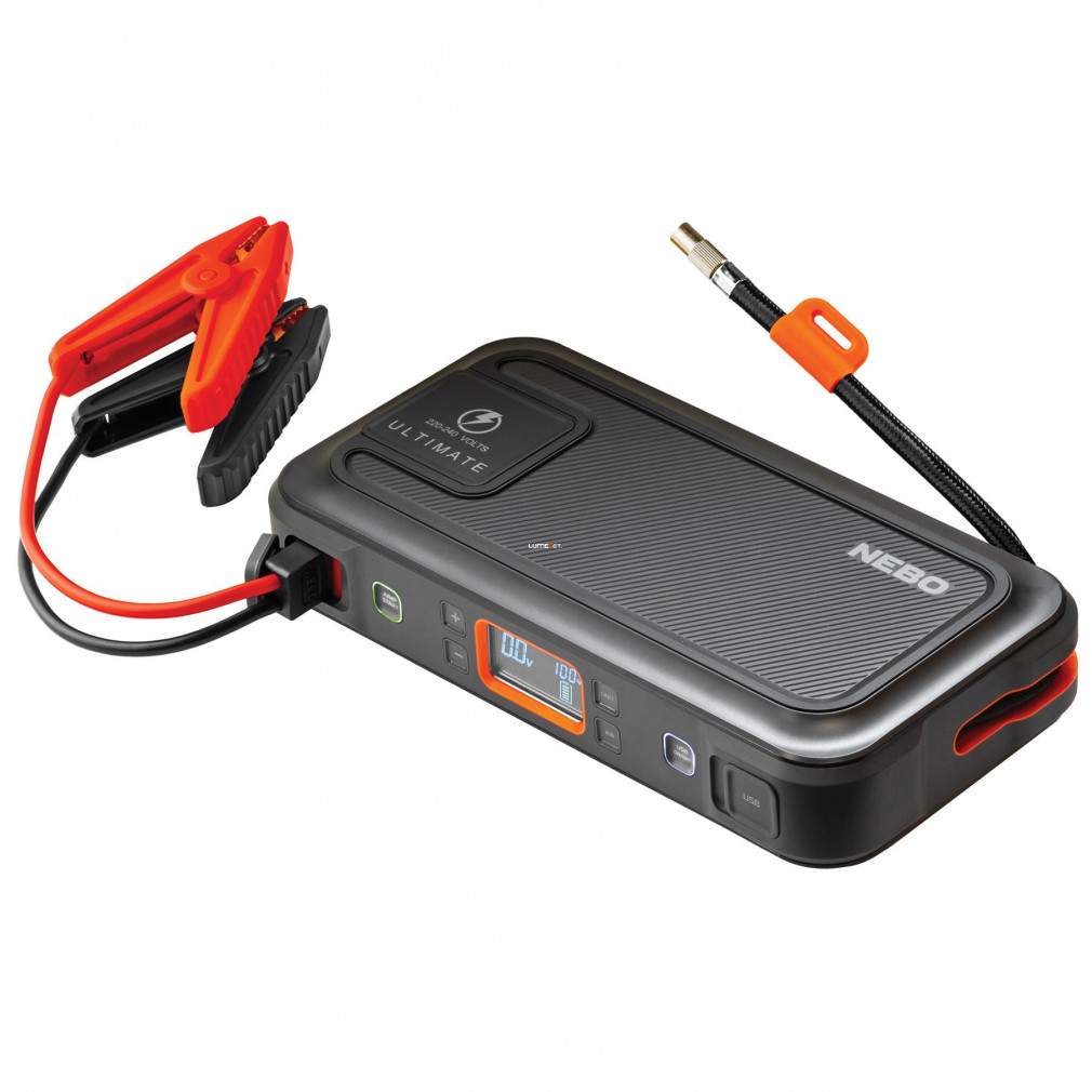 Nebo ultimate Jump Starter 12VDC/600 A 3mp, 1500 A max.
