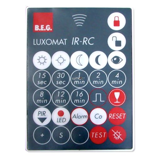 B.E.G. LUXOMAT IR-RC távirányító RC-PLUS mozgásérzékelőhöz 92000 B.E.G. LUXOMAT IR-RC távirányító RC-PLUS mozgásérzékelőhöz 92000