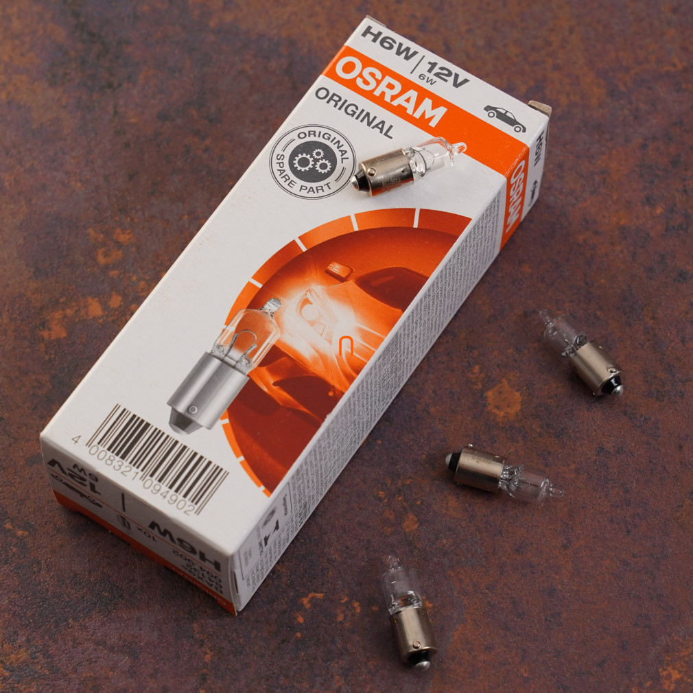Osram Original Line 64132 H6W jelzőizzó 10db/csomag Osram Original Line 64132 H6W jelzőizzó 10db/csomag