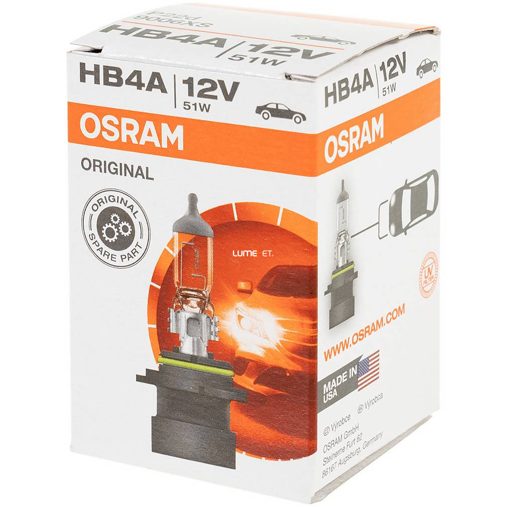 Osram Original Line 9006XS HB4A dobozos Osram Original Line 9006XS HB4A dobozos