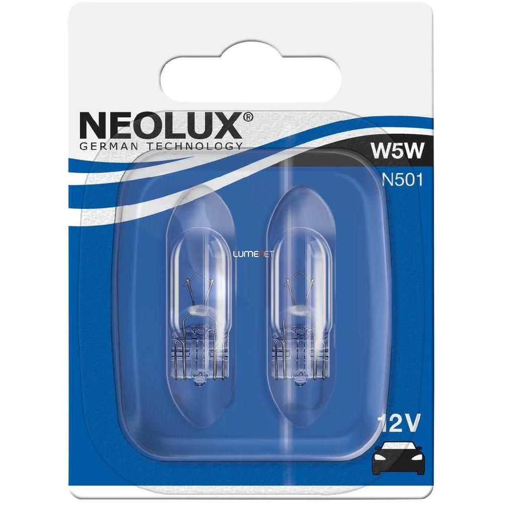 Neolux N501 W5W 12V 2db/bliszter Neolux N501 W5W 12V 2db/bliszter