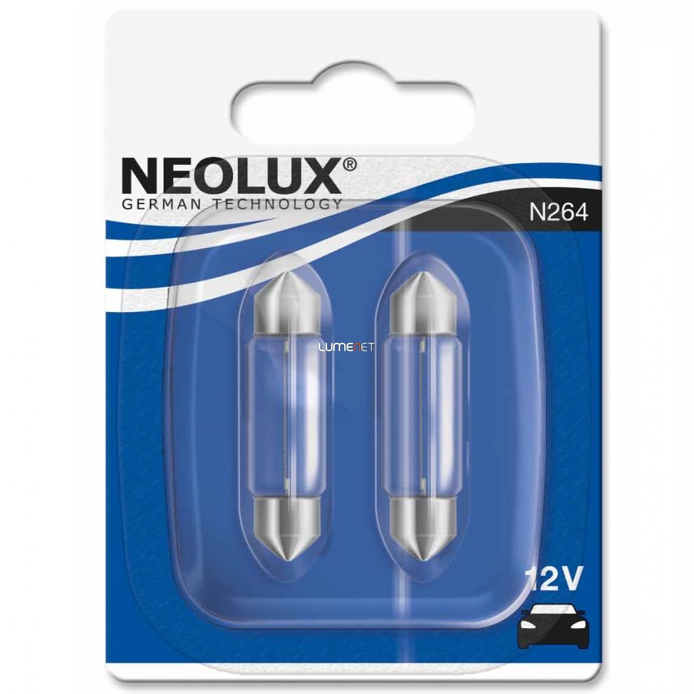 Neolux Standard N264 C10W 12V szofita 41mm 2db/bliszter Neolux Standard N264 C10W 12V szofita 41mm 2db/bliszter
