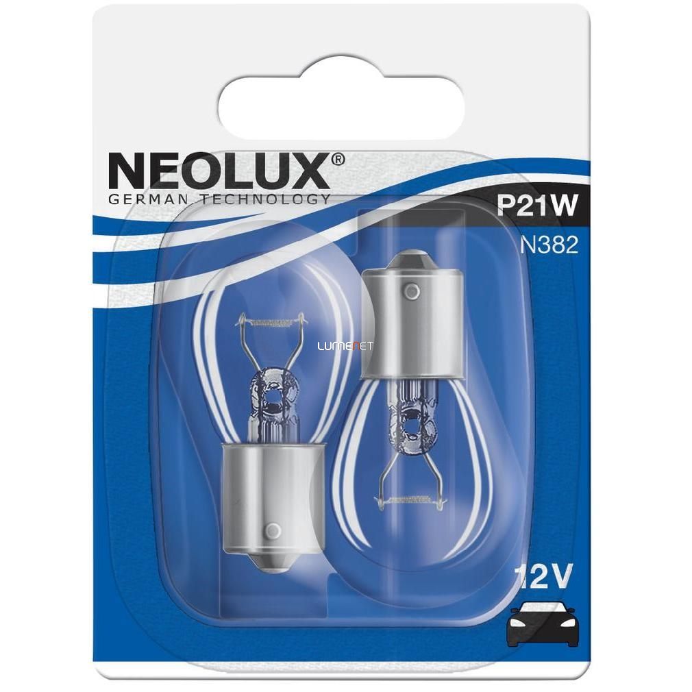 Neolux Standard N382 P21W 12V BA15s 2db/bliszter Neolux Standard N382 P21W 12V BA15s 2db/bliszter