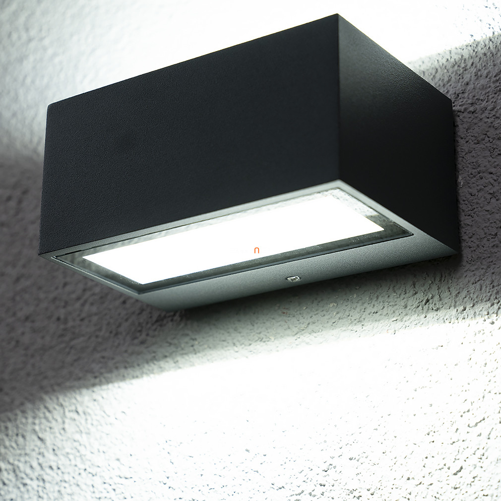 LUTEC 1891S GR GEMINI 9W LED IP54 fali le/fel világító szürke kültéri lámpa LUTEC 1891S GR GEMINI 9W LED IP54 fali le/fel világító szürke kültéri lámpa