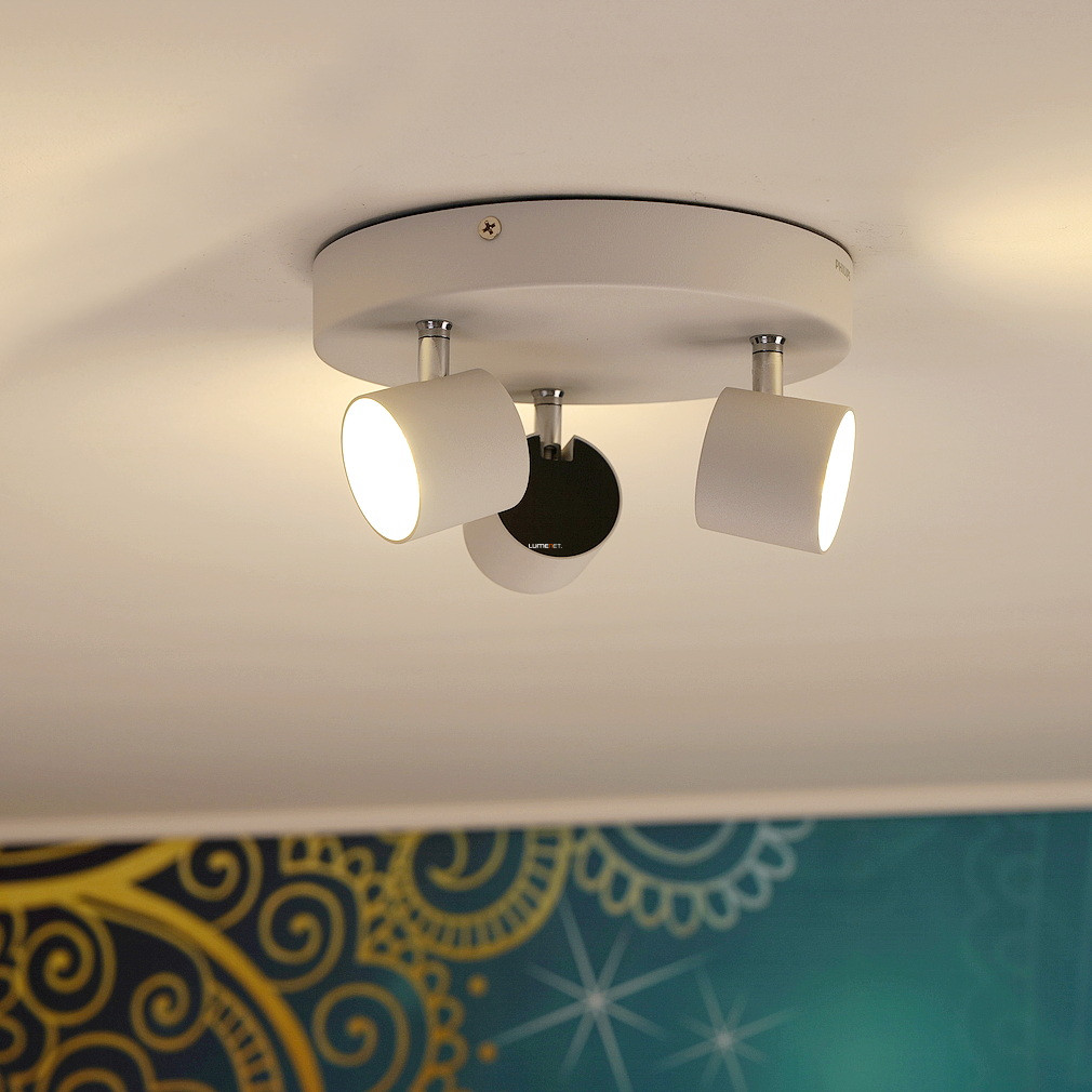 Philips 56243/31/16 Star mennyezeti LED spot 3x4,5W 1500lm IP20 30000h 82x198mm Philips 56243/31/16 Star mennyezeti LED spot 3x4,5W 1500lm IP20 30000h 82x198mm