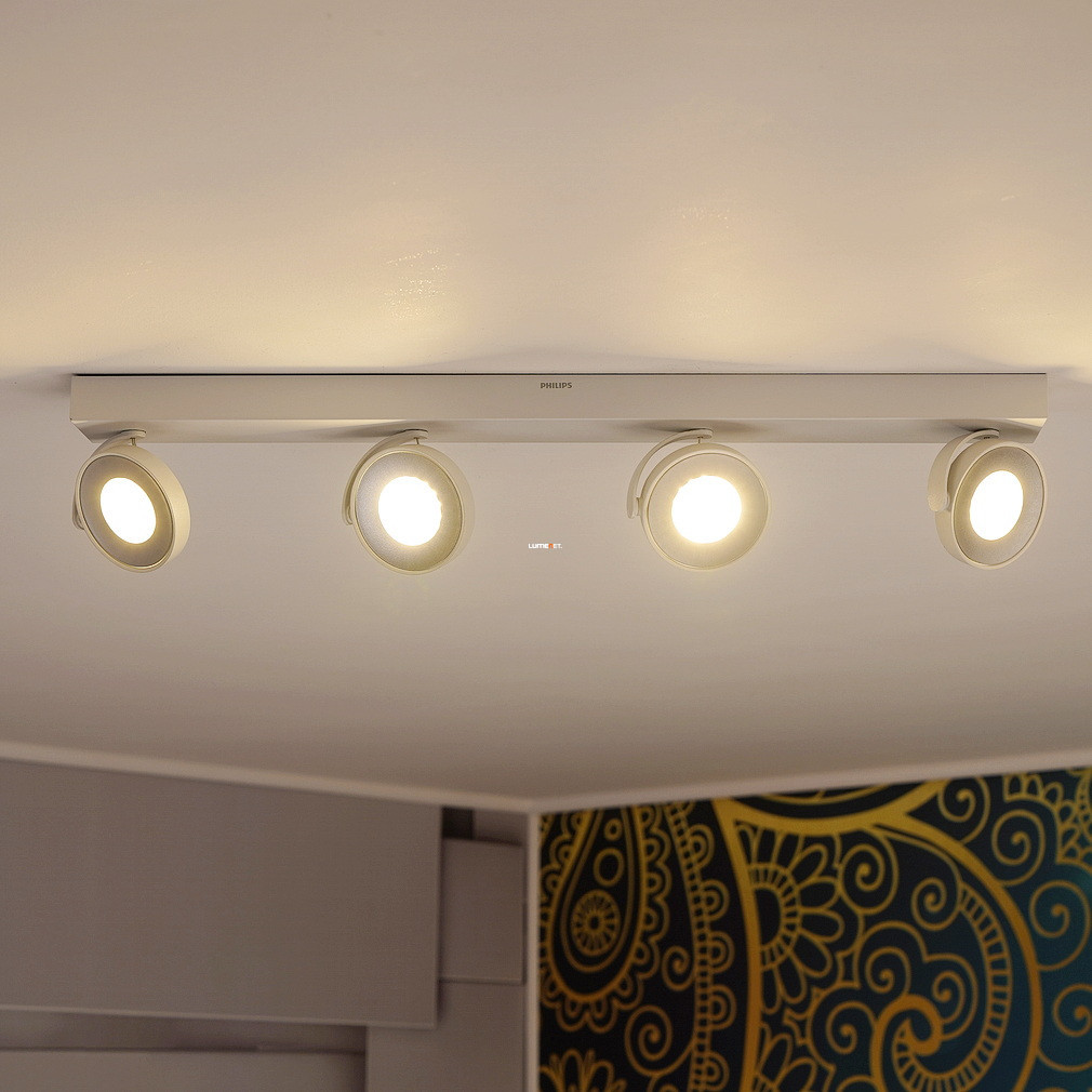 Philips 53174/31/16 Clockwork fali/mennyezeti LED spot 4x4,5W 2000lm IP20 30000h 90x628x93mm Philips 53174/31/16 Clockwork fali/mennyezeti LED spot 4x4,5W 2000lm IP20 30000h 90x628x93mm
