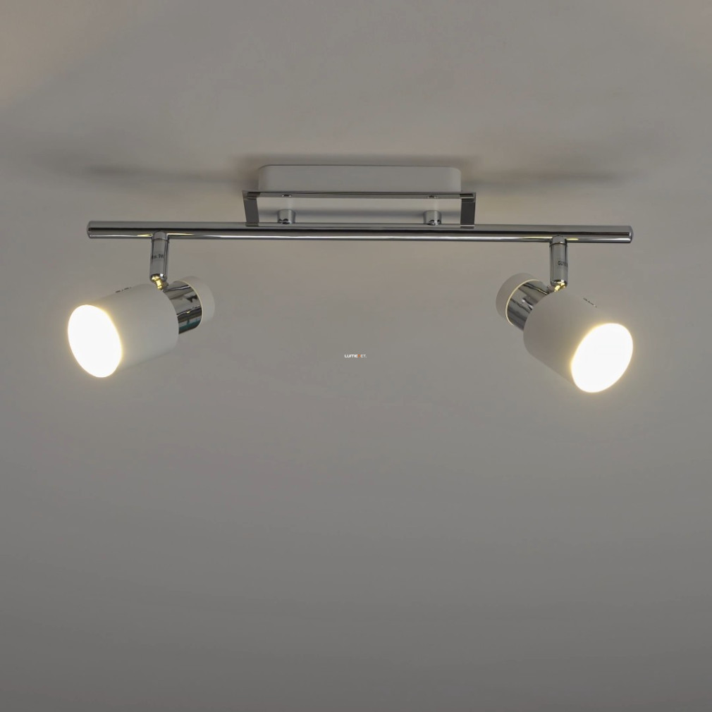 EGLO 92085 LED-es fali/mennyezeti GU10 2x5W króm/fehér Davida EGLO 92085 LED-es fali/mennyezeti GU10 2x5W króm/fehér Davida