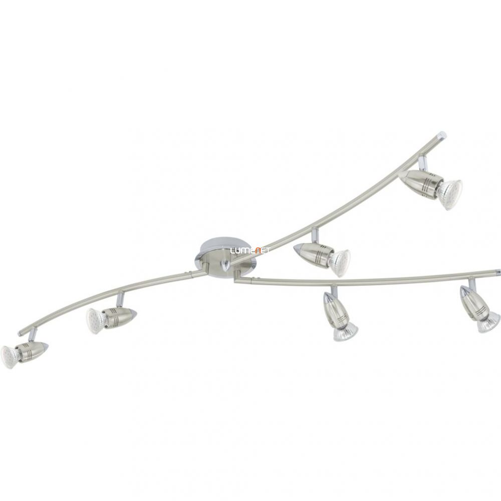 EGLO 92645 LED-es Y-forma GU10 6x3W matt nikkel/króm Magnum-LED EGLO 92645 LED-es Y-forma GU10 6x3W matt nikkel/króm Magnum-LED