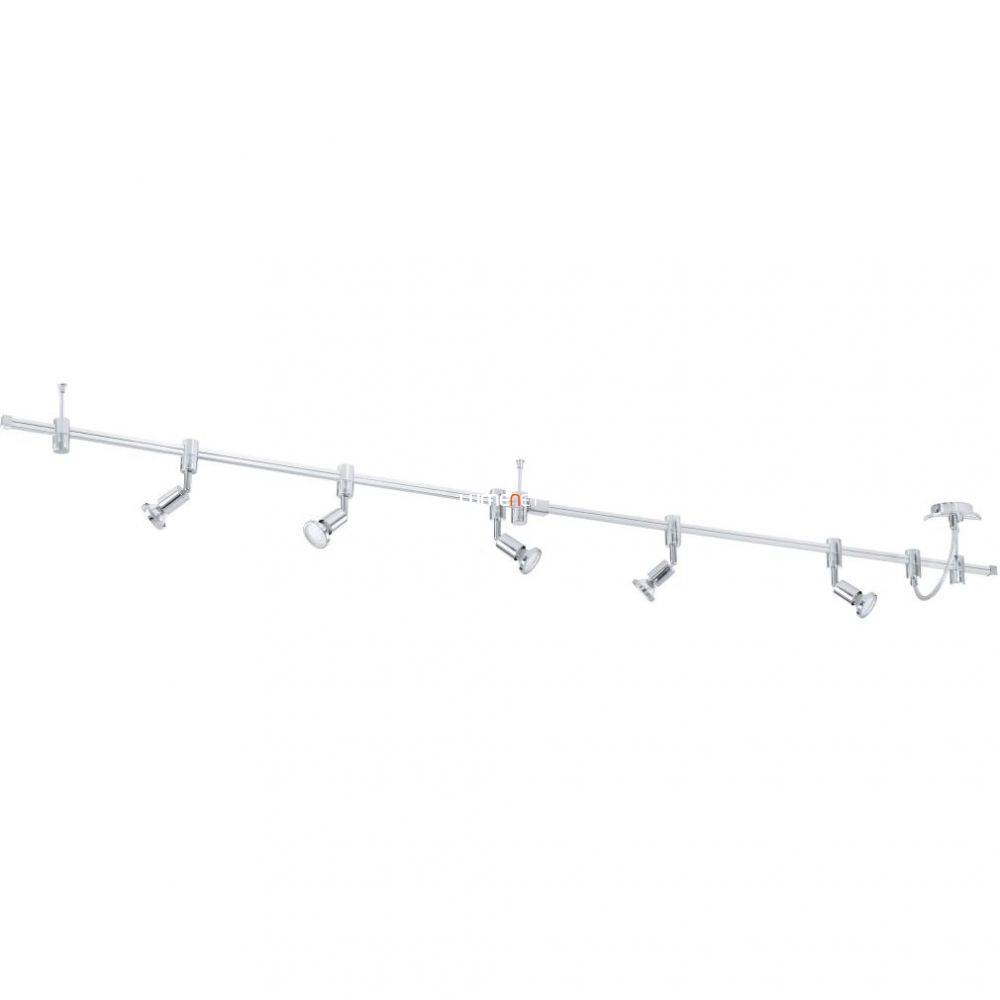 EGLO 93359 LED-es Mennyezeti lámpa sínrendszer GU10 5x3W alu/króm 200cm kerek fej Vilanova EGLO 93359 LED-es Mennyezeti lámpa sínrendszer GU10 5x3W alu/króm 200cm kerek fej Vilanova