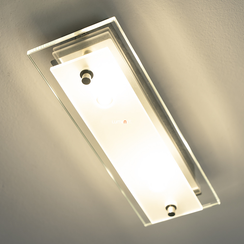 EGLO 93885 Fres 2 LED-es fali/Mennyezeti lámpa 2x5,4W króm/szatin üveg 28cm EGLO 93885 Fres 2 LED-es fali/Mennyezeti lámpa 2x5,4W króm/szatin üveg 28cm