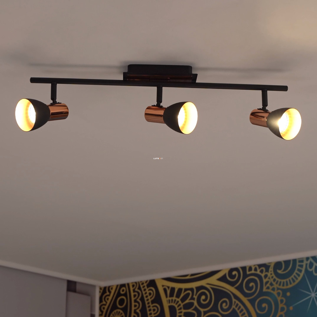 Eglo 94586 Barnham fali/mennyezeti spot lámpa 3xGU10 max.40W IP20 / 3x3,3W GU10-LED Eglo 94586 Barnham fali/mennyezeti spot lámpa 3xGU10 max.40W IP20 / 3x3,3W GU10-LED