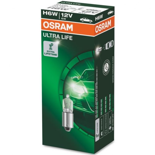 Osram Ultra Life 64132ULT H6W jelzőizzó 10db/csomag Osram Ultra Life 64132ULT H6W jelzőizzó 10db/csomag