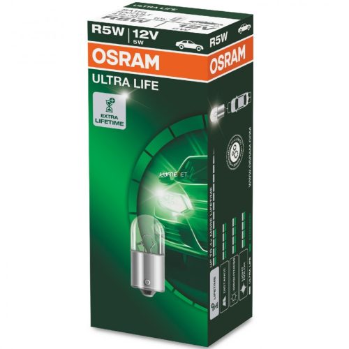 Osram Ultra Life 5007ULT R5W BA15s jelzőizzó 10db/csomag Osram Ultra Life 5007ULT R5W BA15s jelzőizzó 10db/csomag