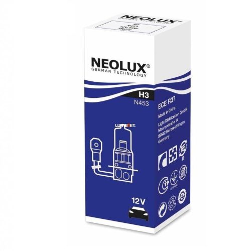 Neolux Standard N453 H3 12V dobozos Neolux Standard N453 H3 12V dobozos