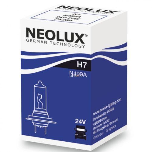 Neolux N499A H7 24V dobozos Neolux N499A H7 24V dobozos