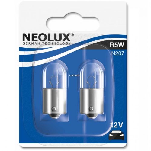 Neolux Standard N207 R5W 12V BA15s jelzőizzó 2db/bliszter Neolux Standard N207 R5W 12V BA15s jelzőizzó 2db/bliszter
