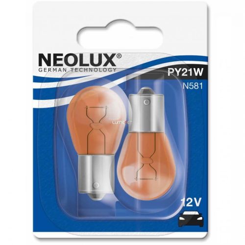 Neolux N581 PY21W 12V BAU15s 2db/bliszter Neolux N581 PY21W 12V BAU15s 2db/bliszter