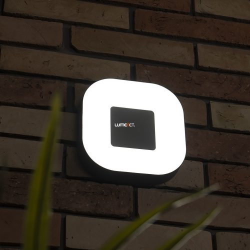 Lutec 3501L-3K SI UBLO 11W LED IP54 fali és mennyezeti ezüst kültéri lámpa Lutec 3501L-3K SI UBLO 11W LED IP54 fali és mennyezeti ezüst kültéri lámpa