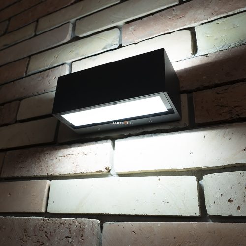 Lutec 1891M GR GEMINI 20W LED IP54 fali le/fel világító szürke kültéri lámpa Lutec 1891M GR GEMINI 20W LED IP54 fali le/fel világító szürke kültéri lámpa