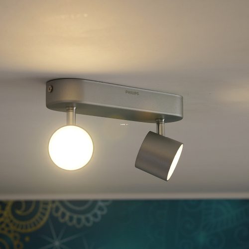 Philips 56242/48/16 Star fali/mennyezeti LED spot 2x4,5W 1000lm IP20 30000h 82x198x60mm Philips 56242/48/16 Star fali/mennyezeti LED spot 2x4,5W 1000lm IP20 30000h 82x198x60mm