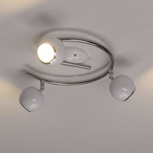 Eglo 31003 szpot mennyezeti lámpa 3xGU10 3W LED fehér/kr acél 29x25,5cm G-forma Bimeda Eglo 31003 szpot mennyezeti lámpa 3xGU10 3W LED fehér/kr acél 29x25,5cm G-forma Bimeda