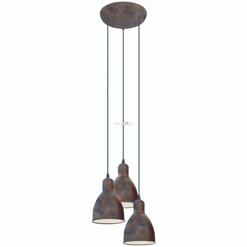 Eglo 49493 Priddy 1 függeszték 3xE27 max.60W Eglo 49493 Priddy 1 függeszték 3xE27 max.60W