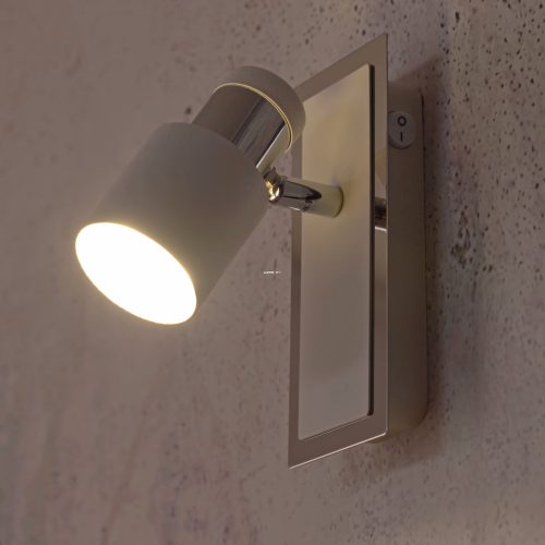 Eglo 92084 LED-es fali GU10 1x5W króm/fehér Davida Eglo 92084 LED-es fali GU10 1x5W króm/fehér Davida