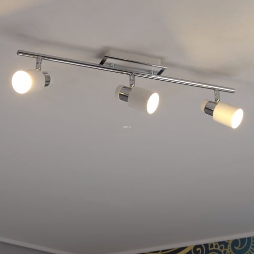 Eglo 92086 LED-es fali/mennyezeti GU10 3x5W króm/fehér Davida Eglo 92086 LED-es fali/mennyezeti GU10 3x5W króm/fehér Davida
