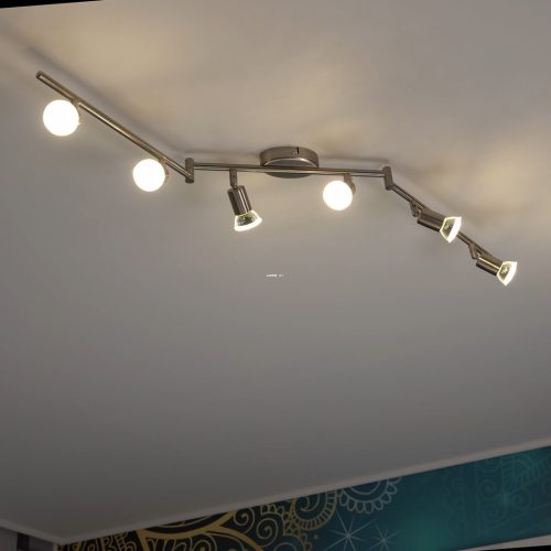 Eglo 92599 LED-es mennyezeti GU10 6x3W matt nikkel Buzz LED Eglo 92599 LED-es mennyezeti GU10 6x3W matt nikkel Buzz LED