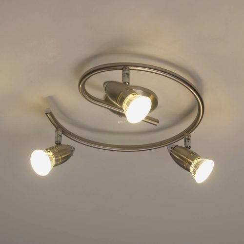 Eglo 92643 LED-es G-forma GU10 3x3W matt nikkel/króm Magnum-LED Eglo 92643 LED-es G-forma GU10 3x3W matt nikkel/króm Magnum-LED