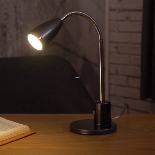 Eglo 92873 LED-es asztali GU10 3W acél antracit/króm m:32cm Fox Eglo 92873 LED-es asztali GU10 3W acél antracit/króm m:32cm Fox