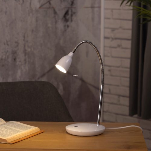 Eglo 93078 LED-es asztali 3W műanyag/acél fehér m:38cm d:16cm Durengo Eglo 93078 LED-es asztali 3W műanyag/acél fehér m:38cm d:16cm Durengo