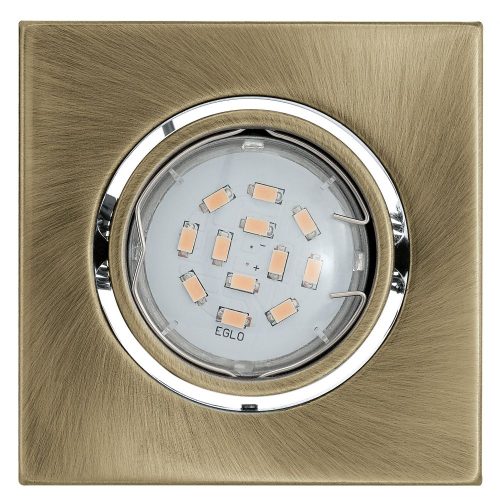 Eglo 93248 beépíthető szett 3xGU10 5W LED fém öntvény, bronz 9,5x9,5cm szögletes billenthető IGOA Eglo 93248 beépíthető szett 3xGU10 5W LED fém öntvény, bronz 9,5x9,5cm szögletes billenthető IGOA