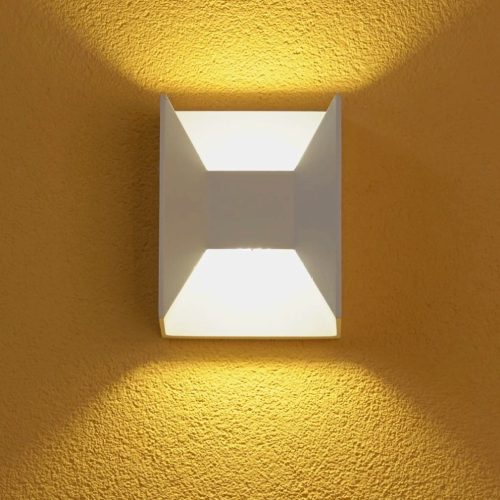 Eglo 93318 Morino kültéri LED fali 2x2,5W 360lm 14*18*10,5cm alumínium öntvény fehér IP44 Eglo 93318 Morino kültéri LED fali 2x2,5W 360lm 14*18*10,5cm alumínium öntvény fehér IP44