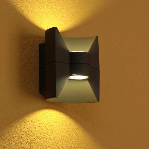 Eglo 93368 Redondo kültéri LED fali 2x2,5W 360lm 16*17,5*12,5cm alumínium öntvény antracit IP44 Eglo 93368 Redondo kültéri LED fali 2x2,5W 360lm 16*17,5*12,5cm alumínium öntvény antracit IP44