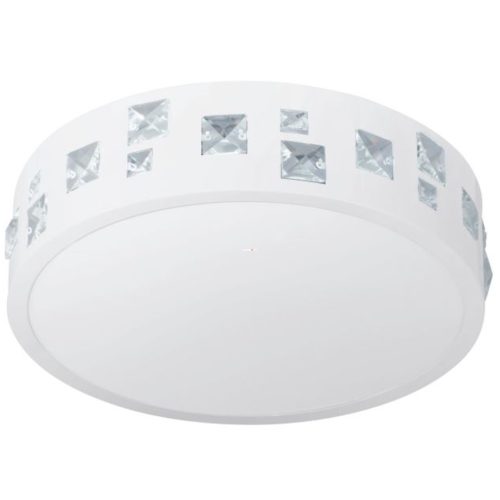 Eglo 93427 LED-es mennyezeti lámpa GX53 3x7W fehér/kristály d:35cm Pigaro Eglo 93427 LED-es mennyezeti lámpa GX53 3x7W fehér/kristály d:35cm Pigaro