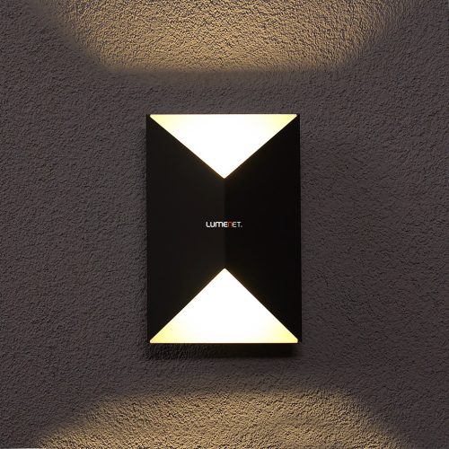 Eglo 93994 Predazzo LED-es kültéri fali 2x2,5W IP44 antracit/fehér Eglo 93994 Predazzo LED-es kültéri fali 2x2,5W IP44 antracit/fehér