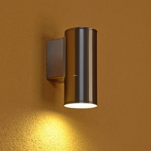 Eglo 94106 Riga LED-es kültéri fali GU10 1x3W IP44 nemes acél Eglo 94106 Riga LED-es kültéri fali GU10 1x3W IP44 nemes acél