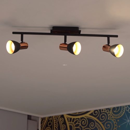 Eglo 94586 Barnham fali/mennyezeti spot lámpa 3xGU10 max.40W IP20 / 3x3,3W GU10-LED Eglo 94586 Barnham fali/mennyezeti spot lámpa 3xGU10 max.40W IP20 / 3x3,3W GU10-LED